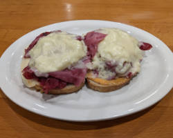 Open-Face Corned Beef Reuben